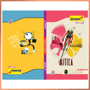 Genius Diamond Ruled - 192 Pages 2-in-1 Notebook (31.5 cm x 18.5 cm)