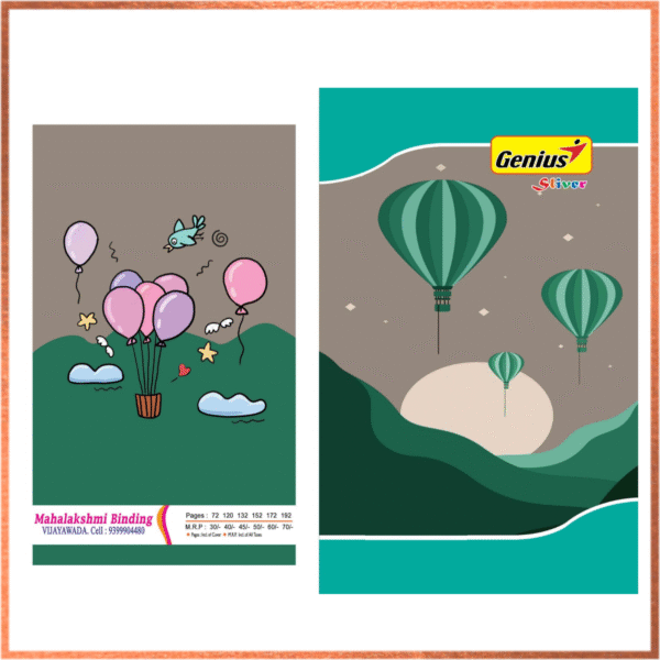 Genius Silver - 152 Pages (16.5 cm x 16.5 cm)